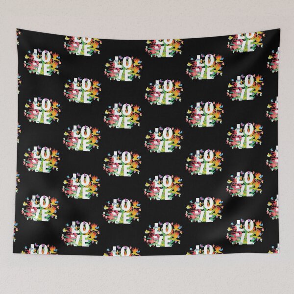 Item preview, LOVE Flowers Retro Looking T-Shirt - Great Gift for Flower Lovers  designed and sold by Richard529.