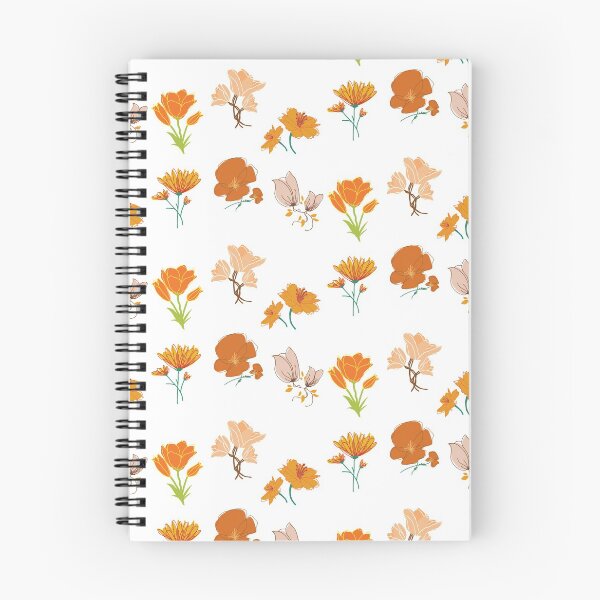 Item preview, Orange flower sticker pack designed and sold by megan1007.