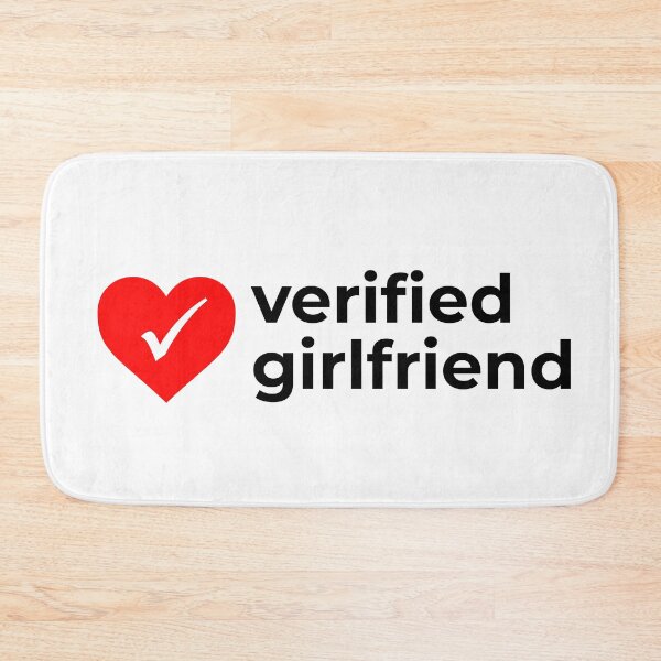 Item preview, Verified girlfriend with heart sign designed and sold by EnjoyMyTees.