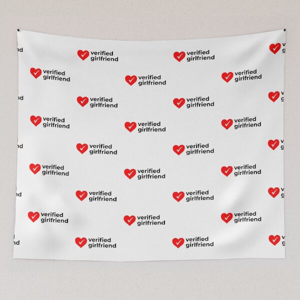 Item preview, Verified girlfriend with heart sign designed and sold by EnjoyMyTees.