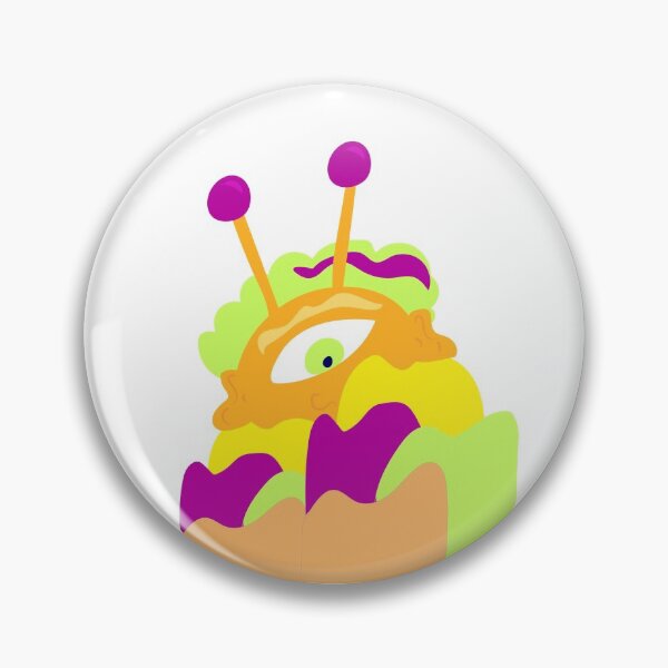 Item preview, Colorful alien and mountains  designed and sold by Gabrielle Freitas.
