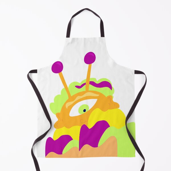 Item preview, Colorful alien and mountains  designed and sold by Gabrielle Freitas.