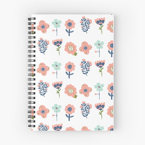 Item preview, Pink and navy flowers designed and sold by megan1007.