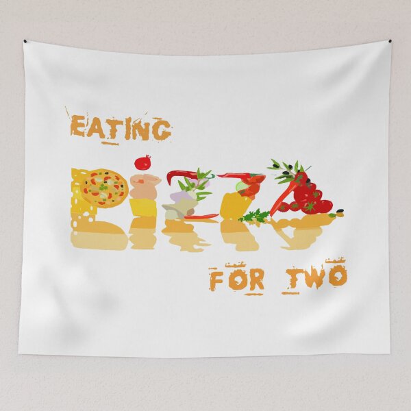 Item preview, Eating Pizza For Two designed and sold by RoaaMagic.