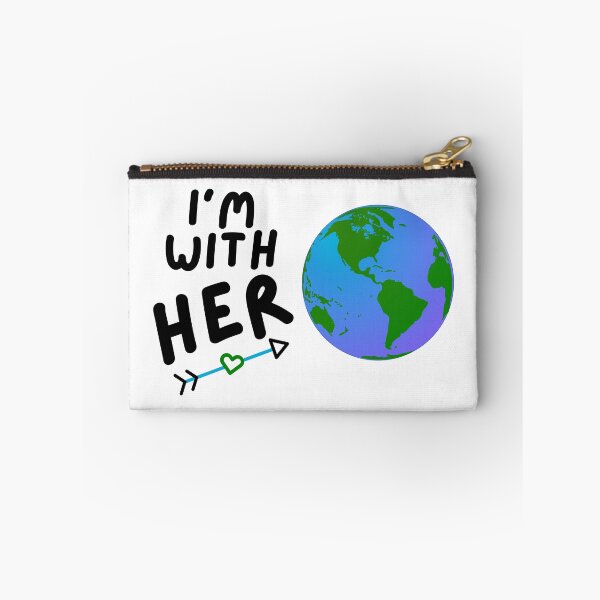 Item preview, I'm With Her - Earth Day, Climate Change, Global Warming, Save The Planet, Environmentalist, Tree Hugger, Arbor Day designed and sold by jadedscientist.