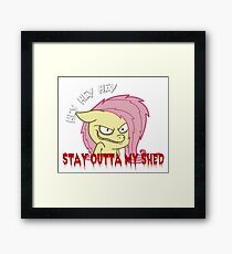 Fluttershy Framed Print