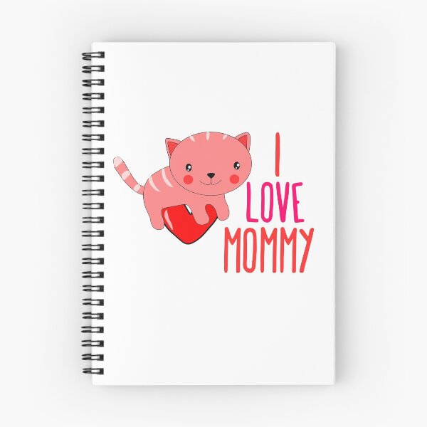 Item preview, I love mommy mother cute pink kitten cat designed and sold by Graciouss.