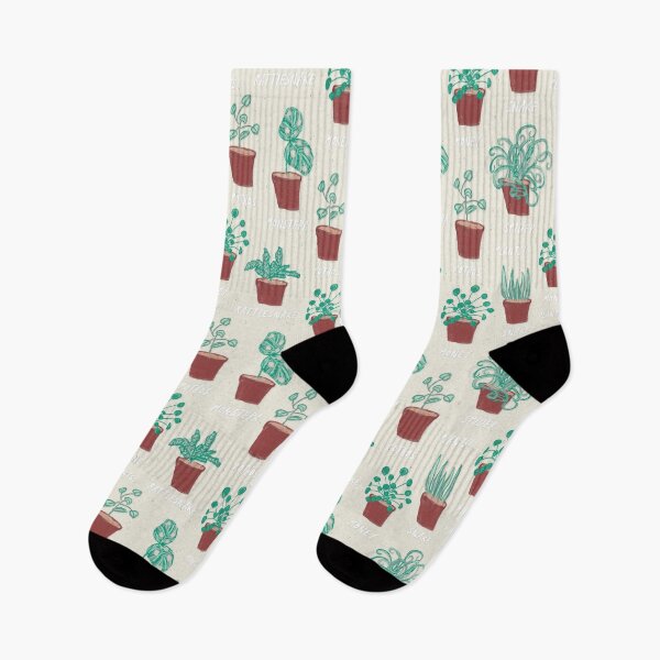 Item preview, House Plants Pattern! designed and sold by tuesdaytextiles.