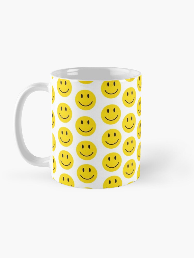 Flower Smiley Face Preppy Ceramic Mug 11oz Ceramic coffee mug Gift