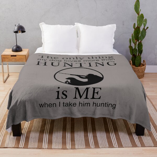 Item preview, My dog loves hunting more than me shirt designed and sold by Wingo-Designs.