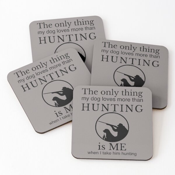 Item preview, My dog loves hunting more than me shirt designed and sold by Wingo-Designs.