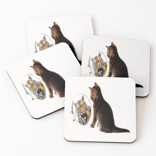 Item preview, Cat Vs Tiger designed and sold by YOUR-LOOK.