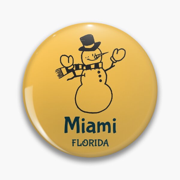 Item preview, Miami Florida Snowman designed and sold by Taumaturgo.
