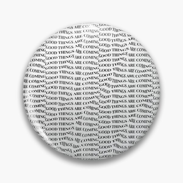 Item preview, Good Things Are Coming warped typography pattern designed and sold by juvenilepeace.