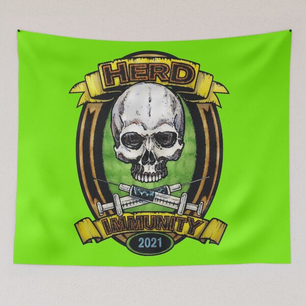 Item preview, Herd Immunity begins with your Covid vaccination designed and sold by marklevstudio.