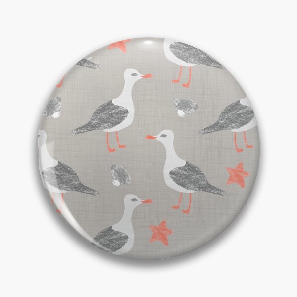 Item preview, Seagull and a Starfish designed and sold by tuesdaytextiles.