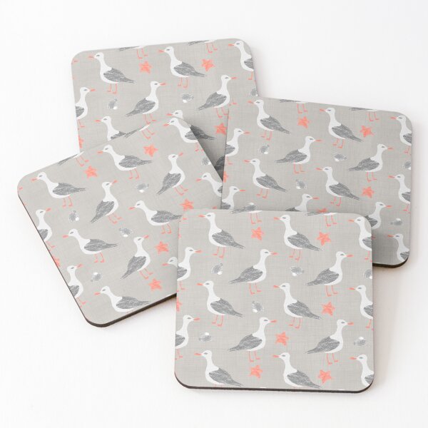 Item preview, Seagull and a Starfish designed and sold by tuesdaytextiles.