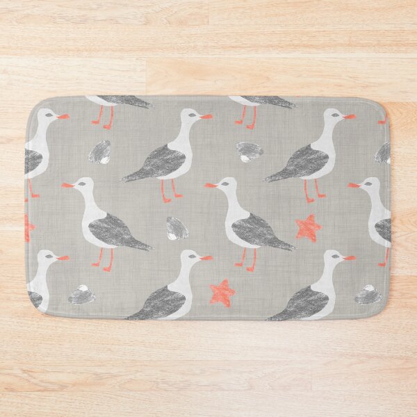 Item preview, Seagull and a Starfish designed and sold by tuesdaytextiles.
