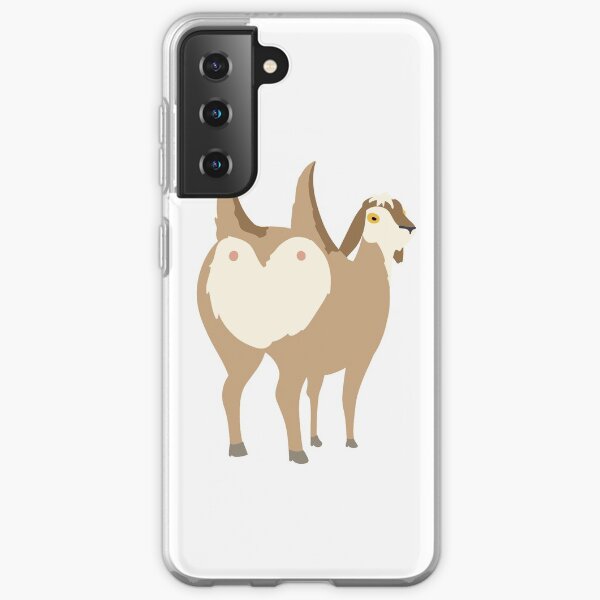 Double butt goat Samsung Galaxy Soft Case