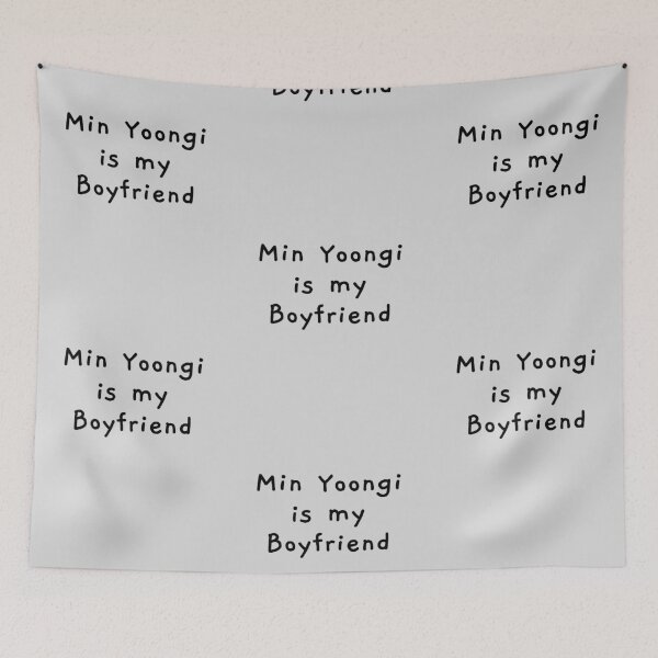 Item preview, BTS Min Yoongi is my Boyfriend, Suga, August D designed and sold by Latina Charm.