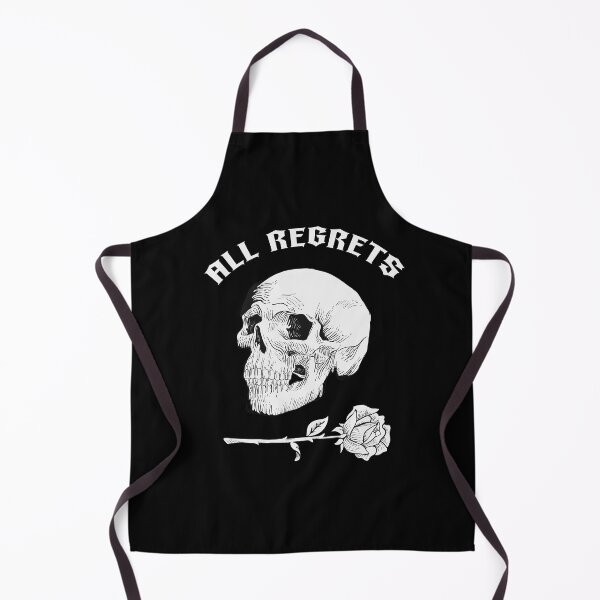 Item preview, All regrets skull and rose. Rock and roll gift. designed and sold by paulo silveira.