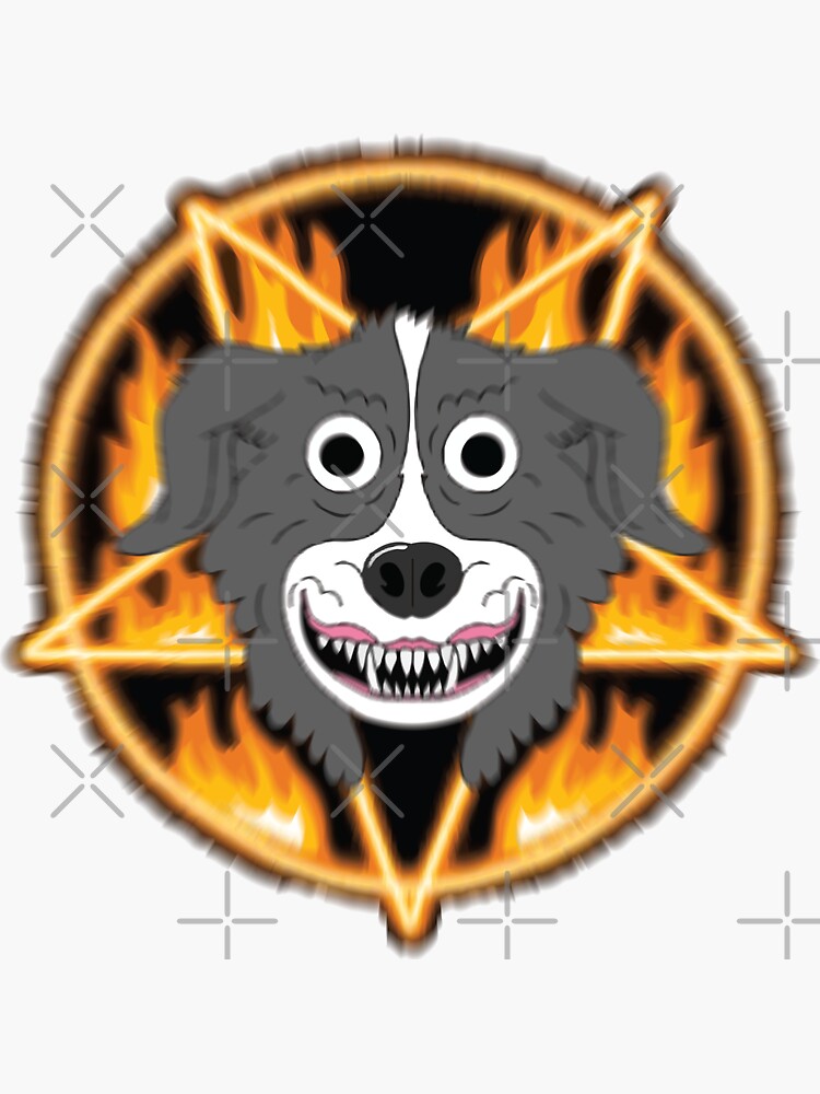 Mr Pickles Pentagram sticker