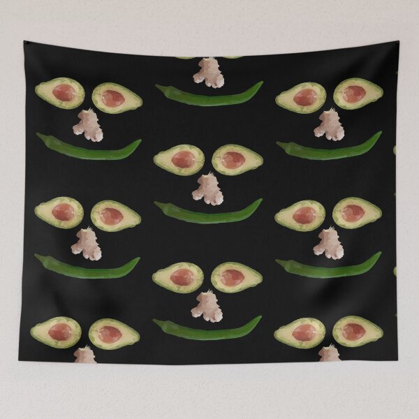 Item preview, avocado smile designed and sold by Valentina-V.