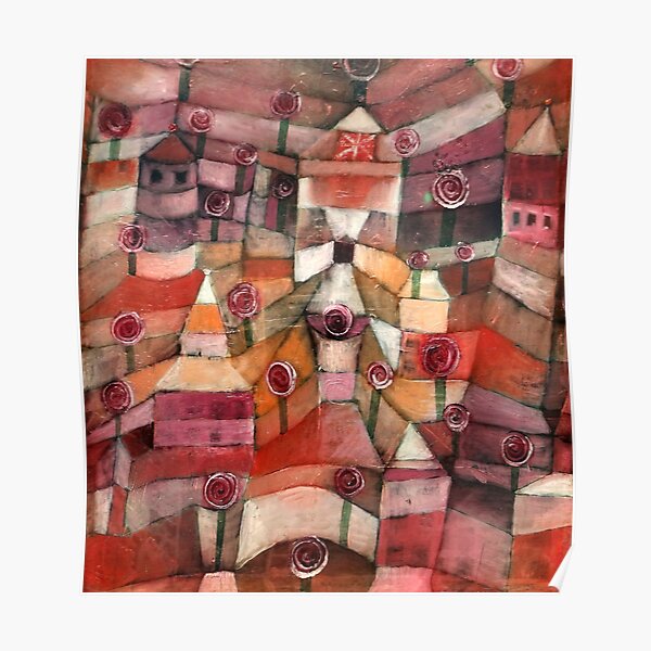 Paul Klee Rosengarten Poster