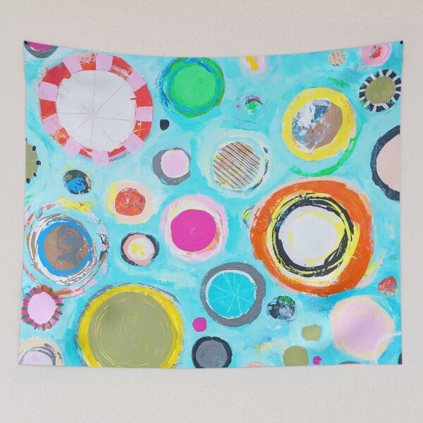 Item preview, Turquoise Dots designed and sold by doripatrickart.