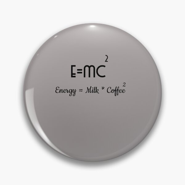 Item preview, E=MC2 , energy = milk*coffee, funny, sarcastic, coffee, caffeine, lovers designed and sold by helkav.