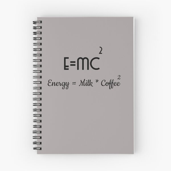 Item preview, E=MC2 , energy = milk*coffee, funny, sarcastic, coffee, caffeine, lovers designed and sold by helkav.