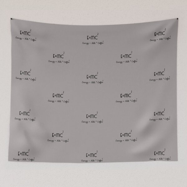 Item preview, E=MC2 , energy = milk*coffee, funny, sarcastic, coffee, caffeine, lovers designed and sold by helkav.