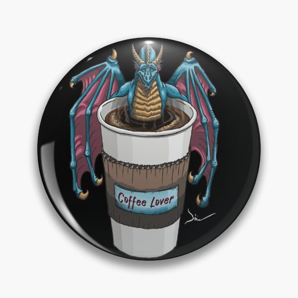 Item preview, Dragon Coffee Lover (dark) designed and sold by DiiMotion.
