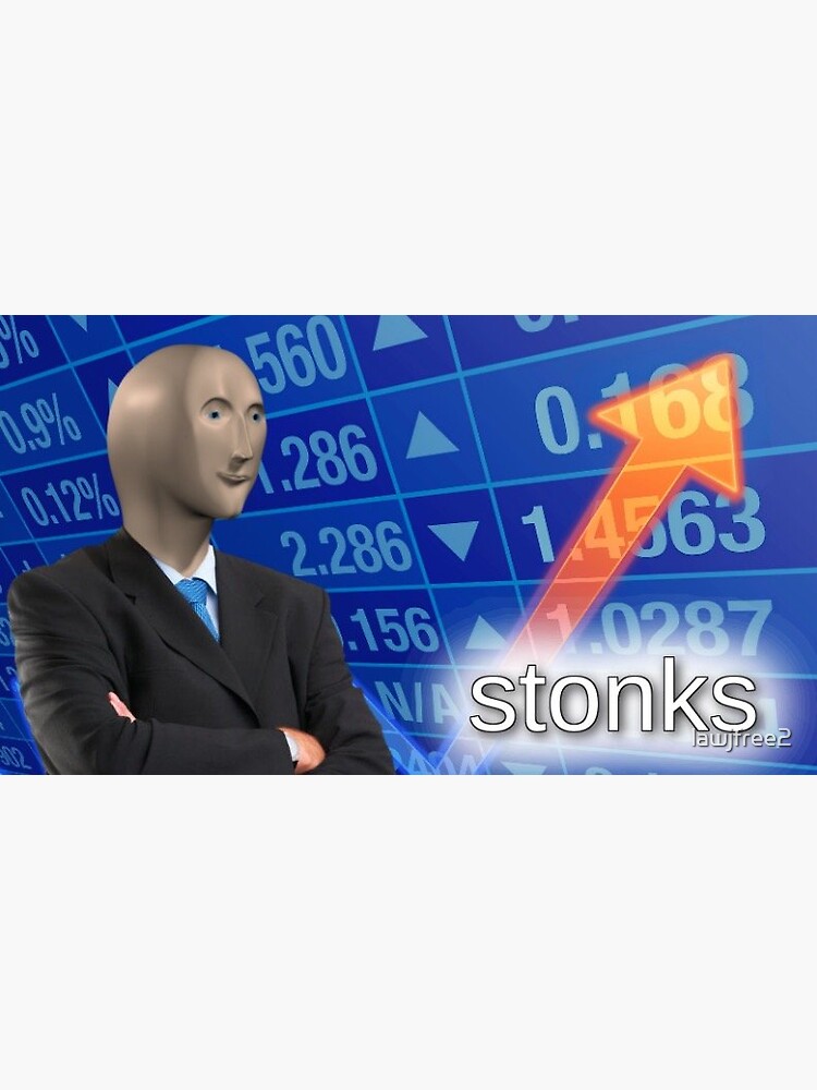 stonks meme action figure