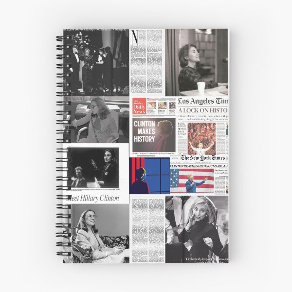 Item preview, Hillary Rodham Clinton Throwback Magazine and Newspaper Collage designed and sold by itsmebecca.