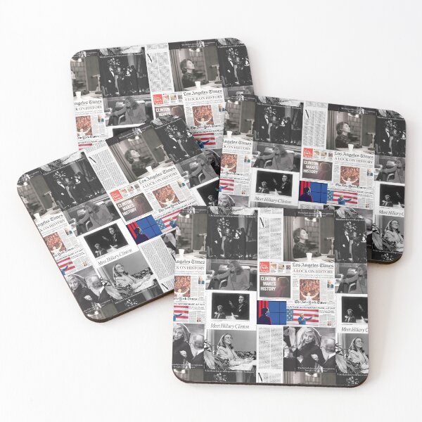 Item preview, Hillary Rodham Clinton Throwback Magazine and Newspaper Collage designed and sold by itsmebecca.