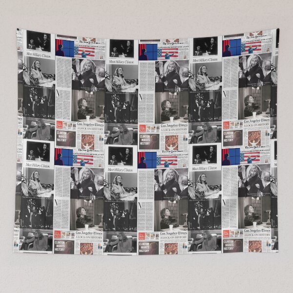Item preview, Hillary Rodham Clinton Throwback Magazine and Newspaper Collage designed and sold by itsmebecca.