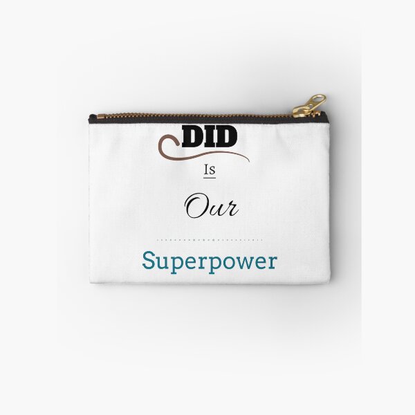 Item preview, DID Is Our Superpower Black/Blue designed and sold by GladBlackLamb.