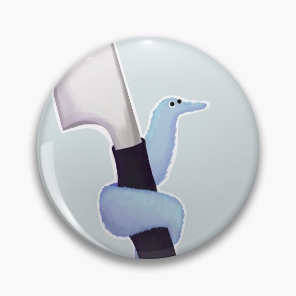 Item preview, Worm on a string wielding a knife  designed and sold by Scaredmushroom.
