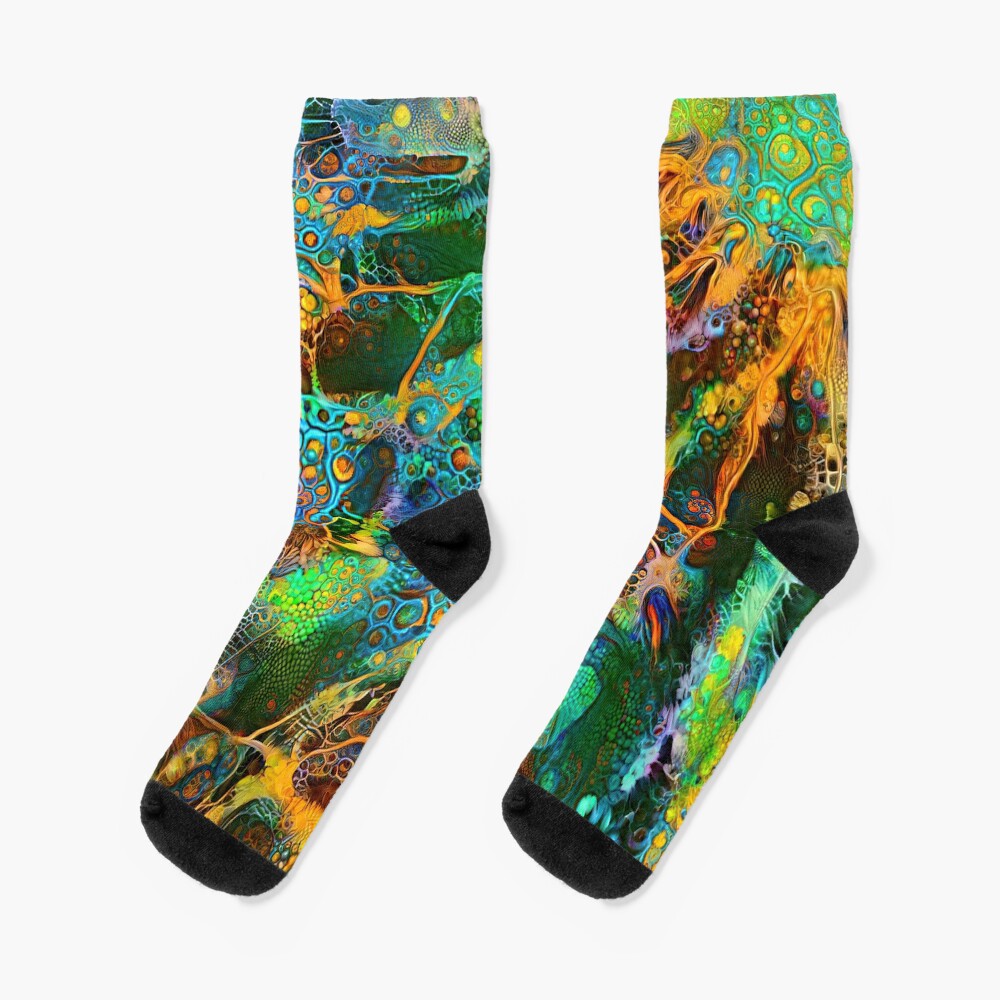 Deepdream abstraction Socks