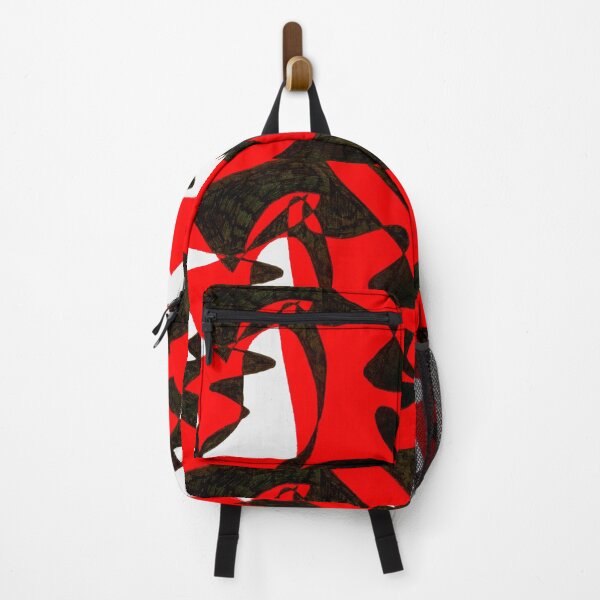 Item preview, Red, Black and White Abstract Design designed and sold by Anthony Macaluso.