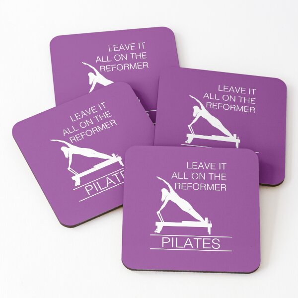 Item preview, Leave It All On The Reformer Pilates Purple designed and sold by LeeTowleArt.