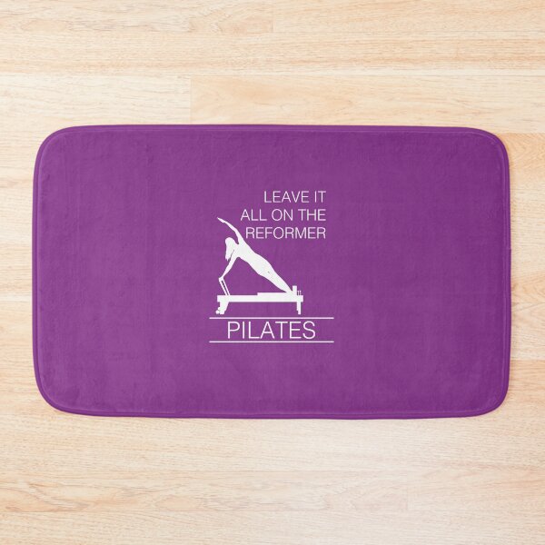 Item preview, Leave It All On The Reformer Pilates Purple designed and sold by LeeTowleArt.