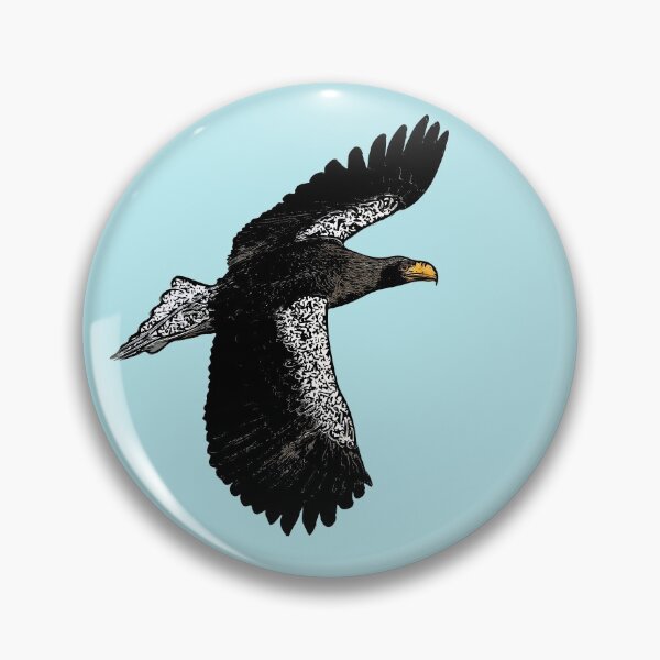 Artikelvorschau, Stellers Sea Eagle Black Alternate Print entworfen und verkauft von designsasstultd.