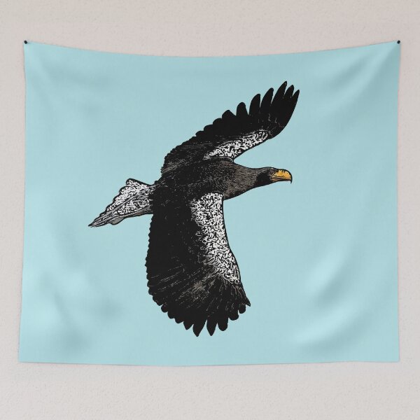 Artikelvorschau, Stellers Sea Eagle Black Alternate Print entworfen und verkauft von designsasstultd.