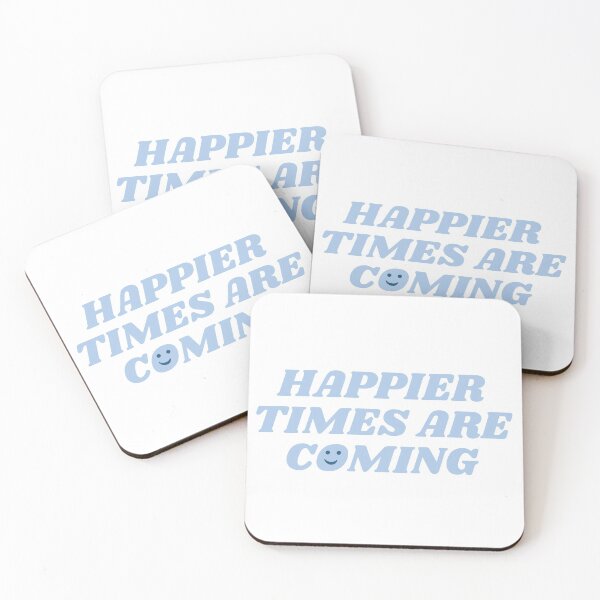 Item preview, Happier Times Are Coming - Blue designed and sold by yumiso.