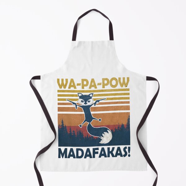 Item preview, ¡Fox retro divertido del vintage! No pew pew, WA-PA-POW madafakas designed and sold by Groenendijk.