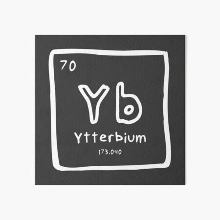 Element 70: Ytterbium Art Board Print