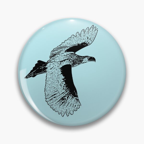 Artikelvorschau, Stellers Sea Eagle Black Print entworfen und verkauft von designsasstultd.