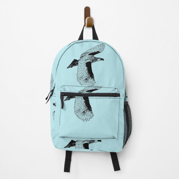 Item preview, Steller's Sea Eagle Black Print designed and sold by designsasstultd.
